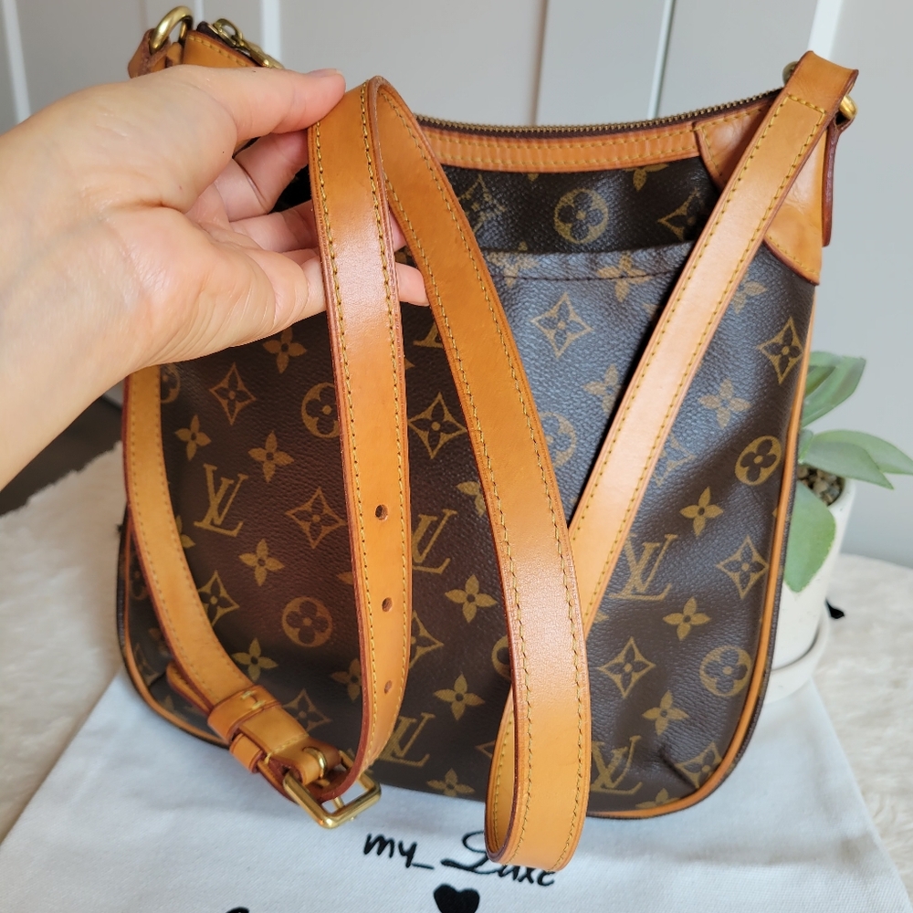 💕DISCONTINUED Very Rare Crossbody LOUIS VUITTON Odeon PM Monogram - Picture 5 of 16